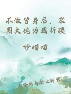 不做替身后,京圈大佬为我折腰